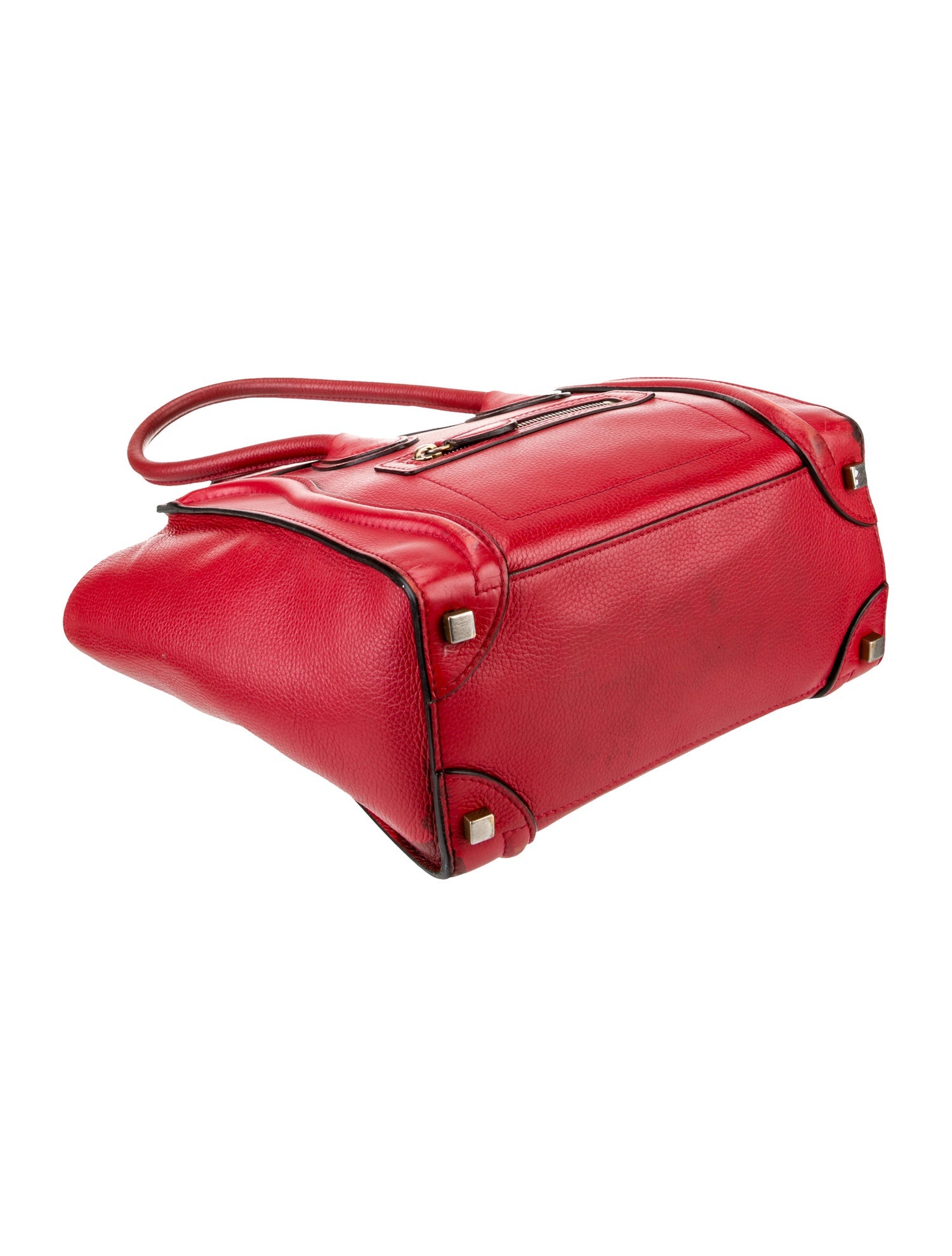 Celine Leather Luggage Micro